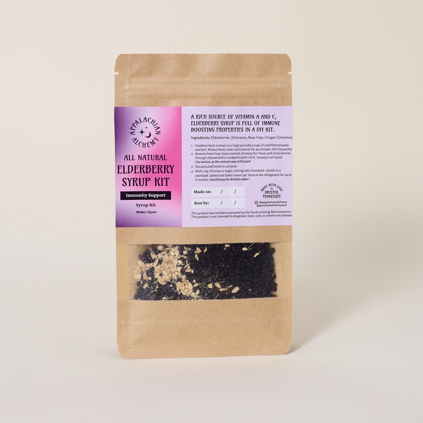 DIY Elderberry Syrup Kit