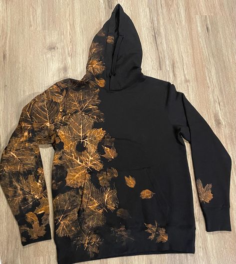 Leaf Printing on Black Hoodies: Wearable Botanical Art Workshop