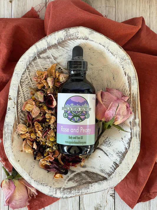 Rose and Peony Body and Face Oil